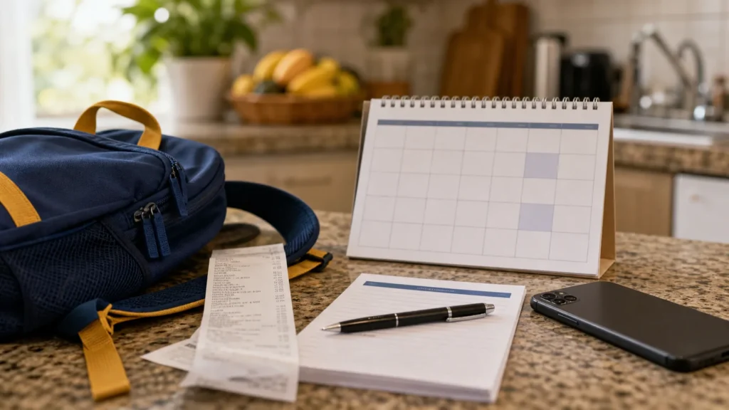 WhatsApp e pensão com calendário familiar