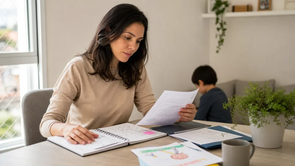 divórcio com filhos menores em casa